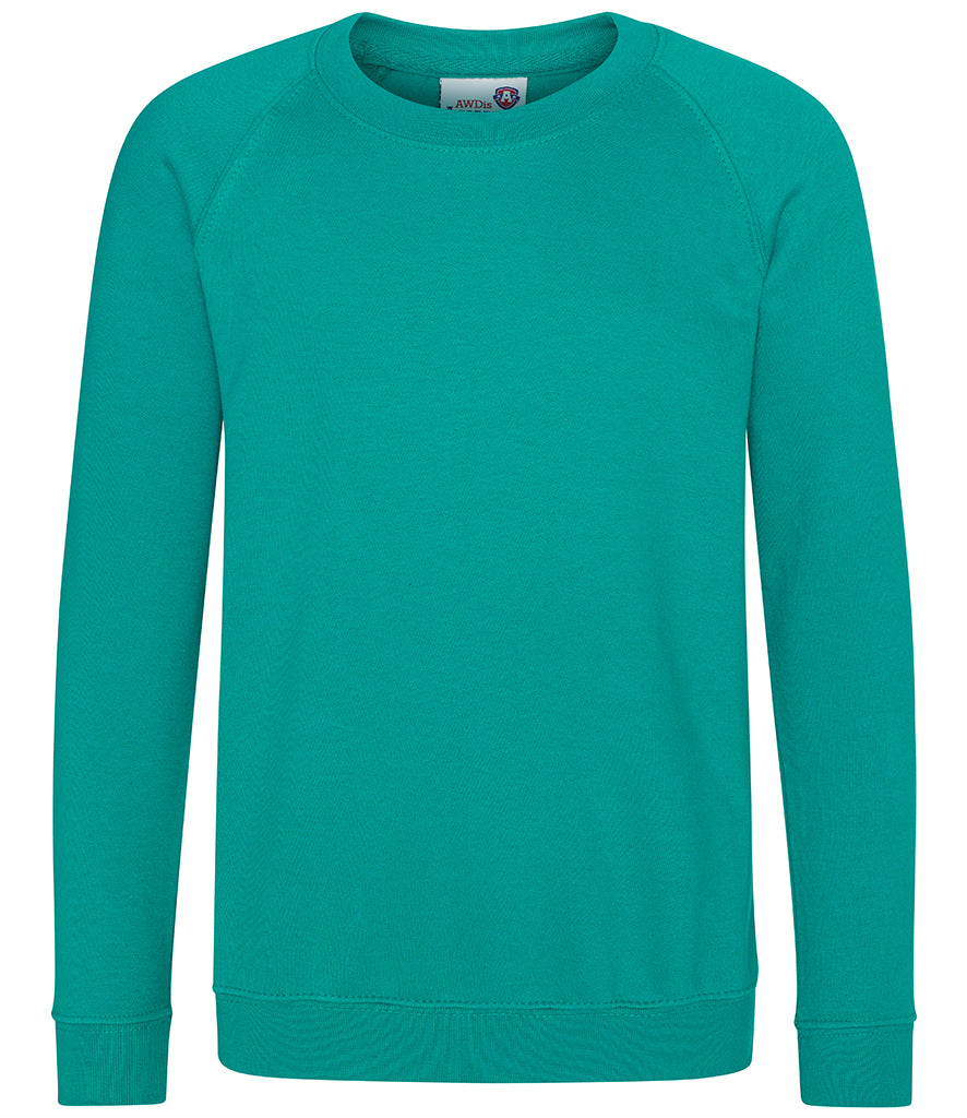 Emerald Green Jumper with Somerville Nursery Logo Embroidered on