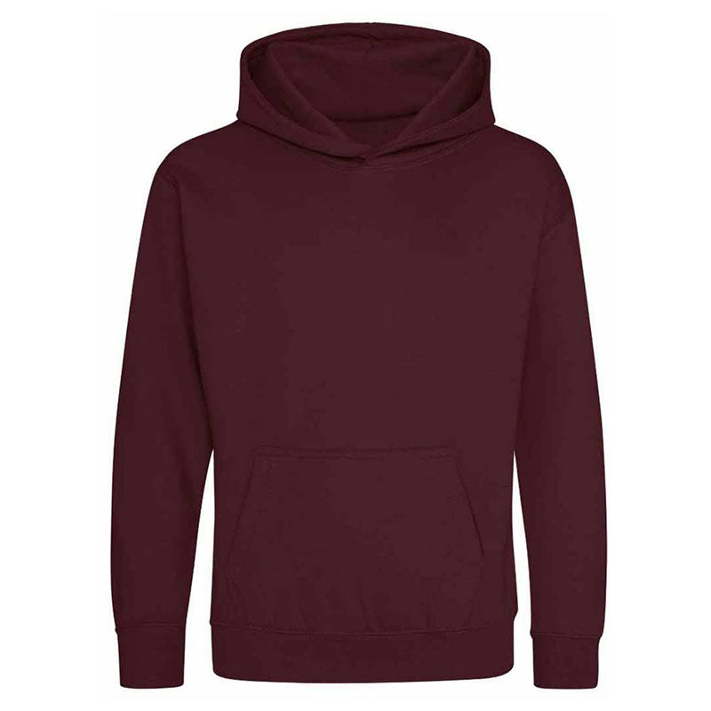 Maroon Hoody with Fender Primary School Logo Embroidered on