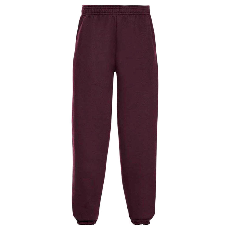 Maroon Joggers with Fender Primary School Logo Embroidered on