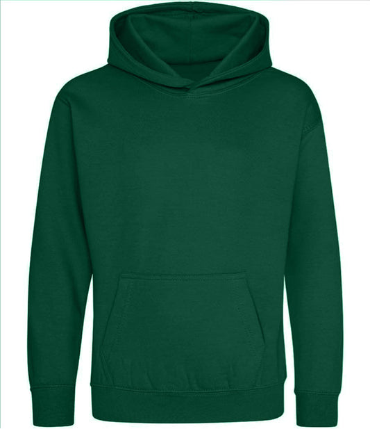 Co-op Academy Hillside Bottle Green Leavers Hoody (Front)