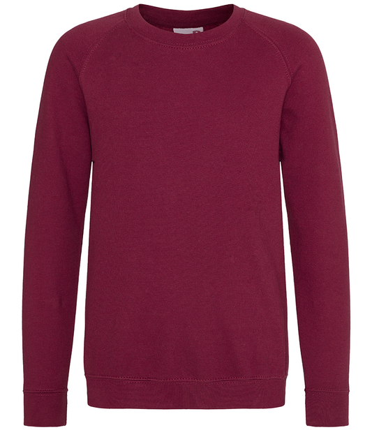 Maroon Jumper with Fender Primary School Logo Embroidered on