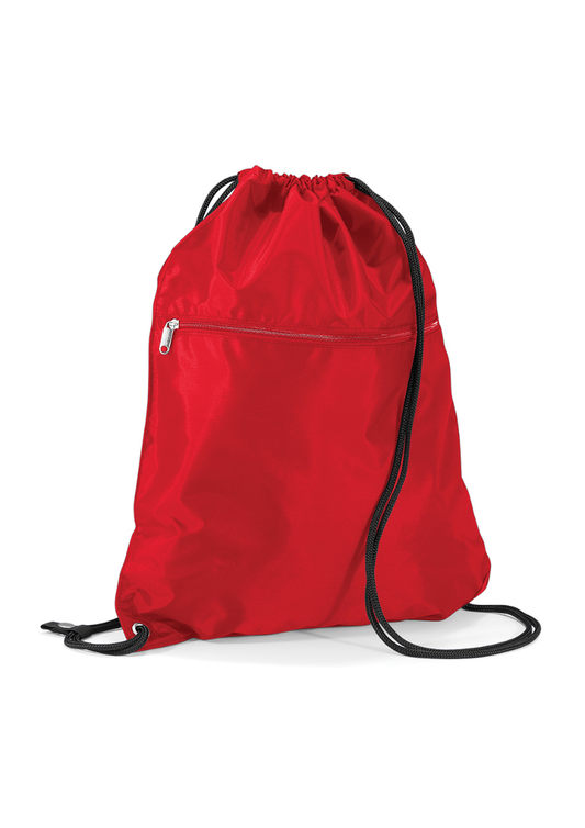 Bidston Village Primary School Red Drawstring PE Bag