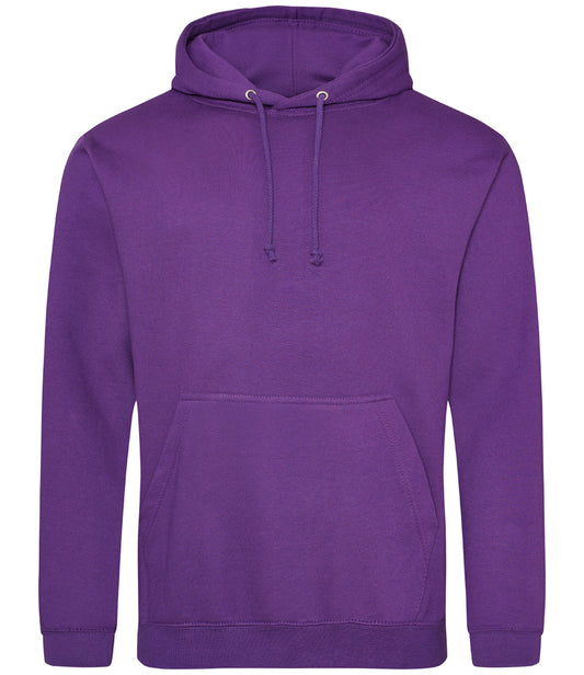 Purple Hoody with Co-op Academy Hillside Primary School Logo Embroidered on