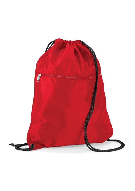 Bidston Avenue Primary School Red Drawstring PE Bag 