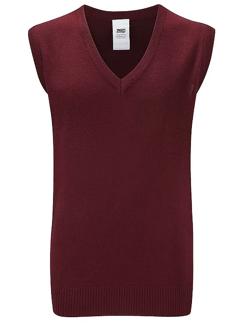 Maroon Tanktop with St Peter's Joy & Hope Primary School Logo Embroidered on