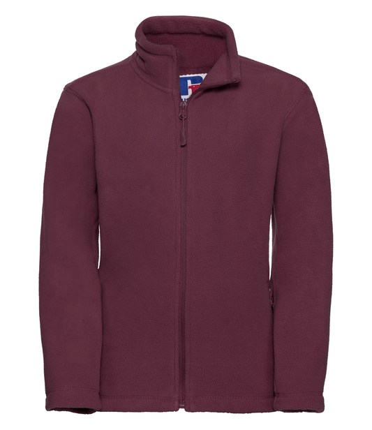 Maroon Fleece with St Peter's Joy & Hope Primary School Logo Embroidered on