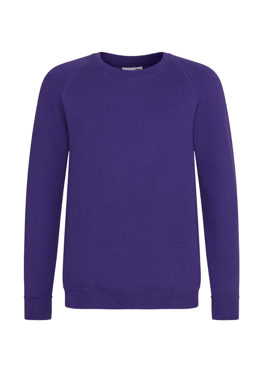 Purple Jumper with Co-op Academy Hillside Logo Embroidered on