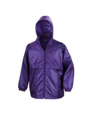 Purple Reversable Coat with Co-op Academy Hillside Logo Embroidered on