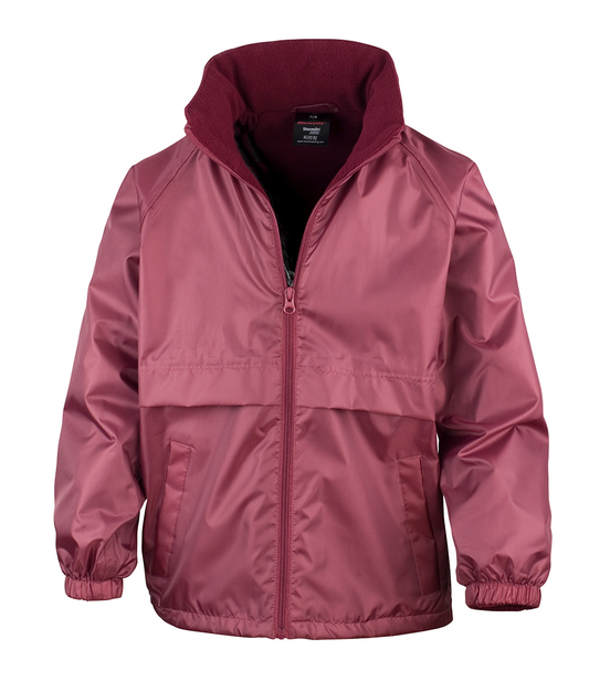 Maroon Reversable Coat with St Peter's Joy & Hope Primary School Logo Embroidered on